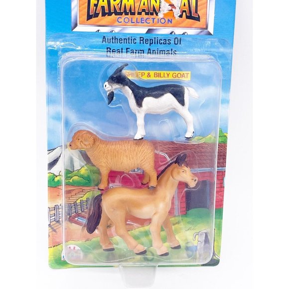 Funrise Blue Ribbon Farm Animal Collection Sheep Billy Goat Farm Horse 1993 NEW - Picture 2 of 10